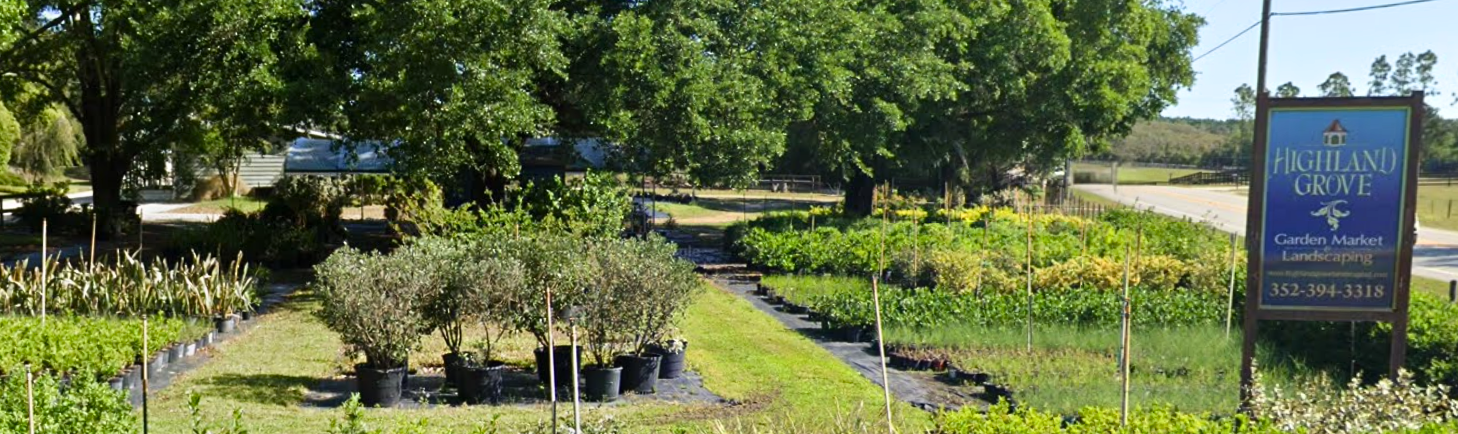Highland Grove plant nursery in Clermont, Florida